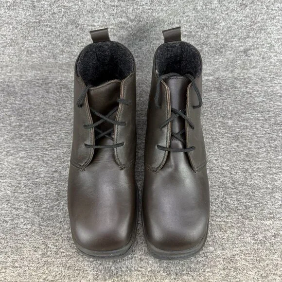 ✅Womens 7.5M Wanderlust Sudbury Chukka Boots Waterproof Brown Aqua Canada Insole - Picture 8 of 13